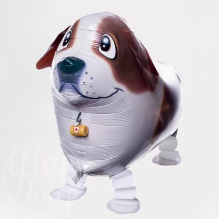 Шар ходячий Собака коричневая