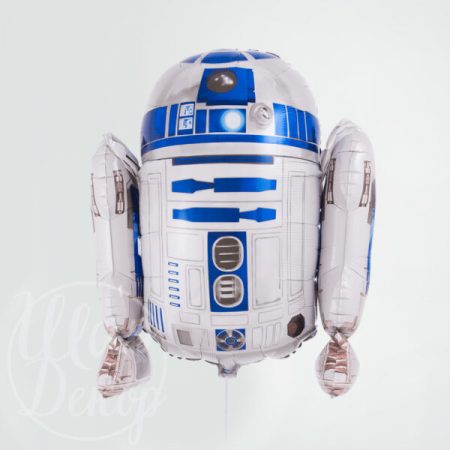 Шар воздушный с гелием робот R2D2 Звездные войны
