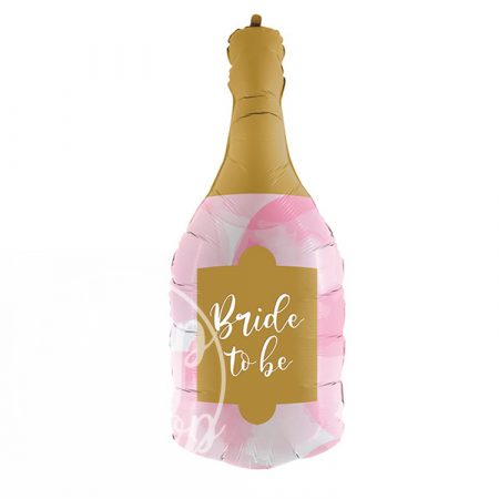 Шар с гелием бутылка шампанского Bride to be
